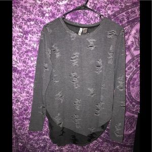 H&M distressed longsleeve